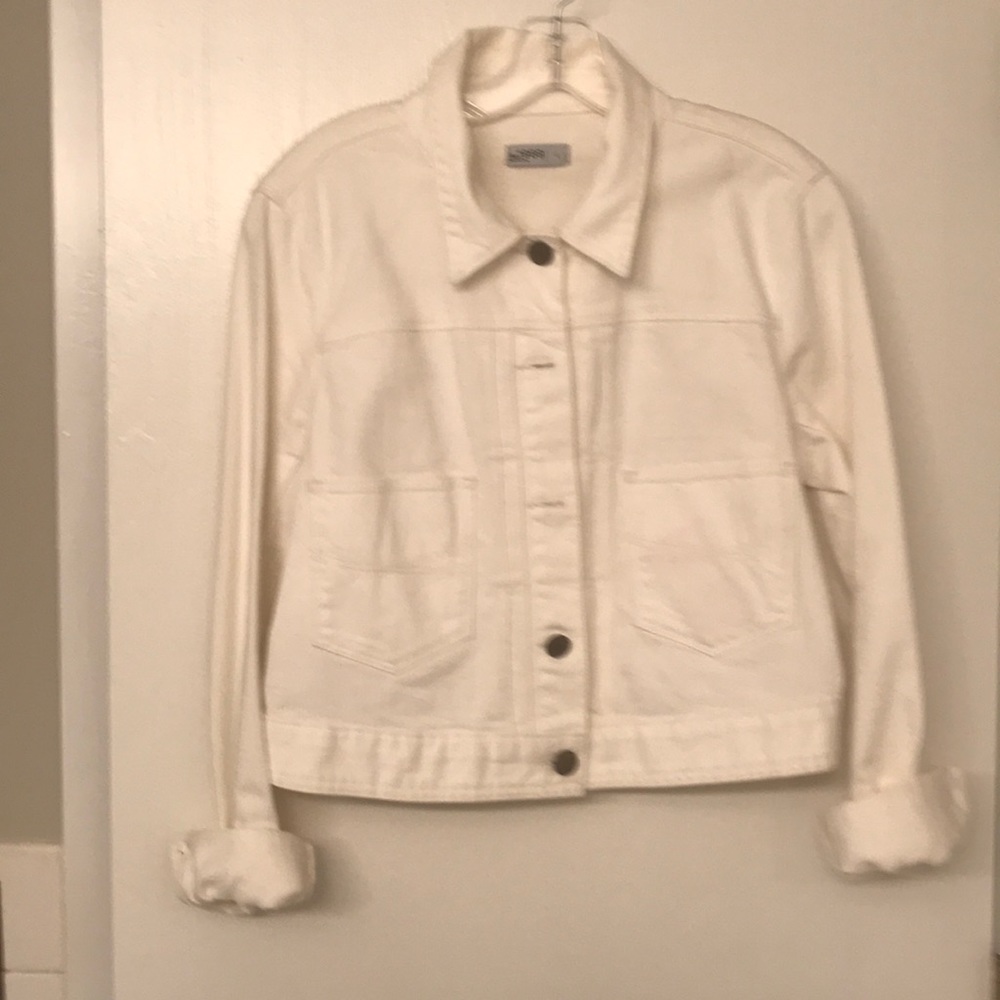White Jean Jacket